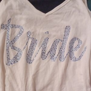 Victoria's Secret BRIDE White Crop Top Medium